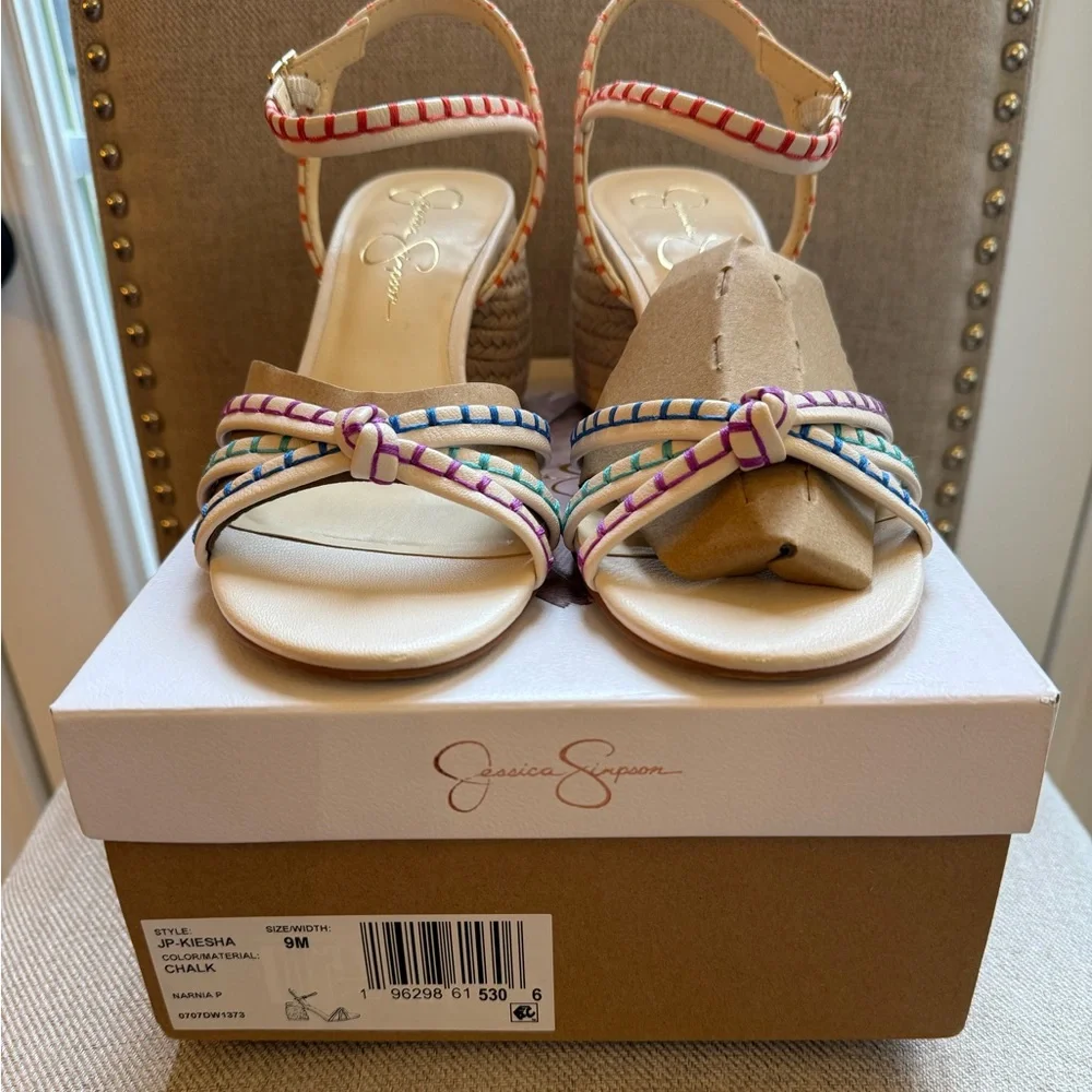 Jessica Simpson Keisha Sandal - Size 9 - Like New - Picture 7 of 8